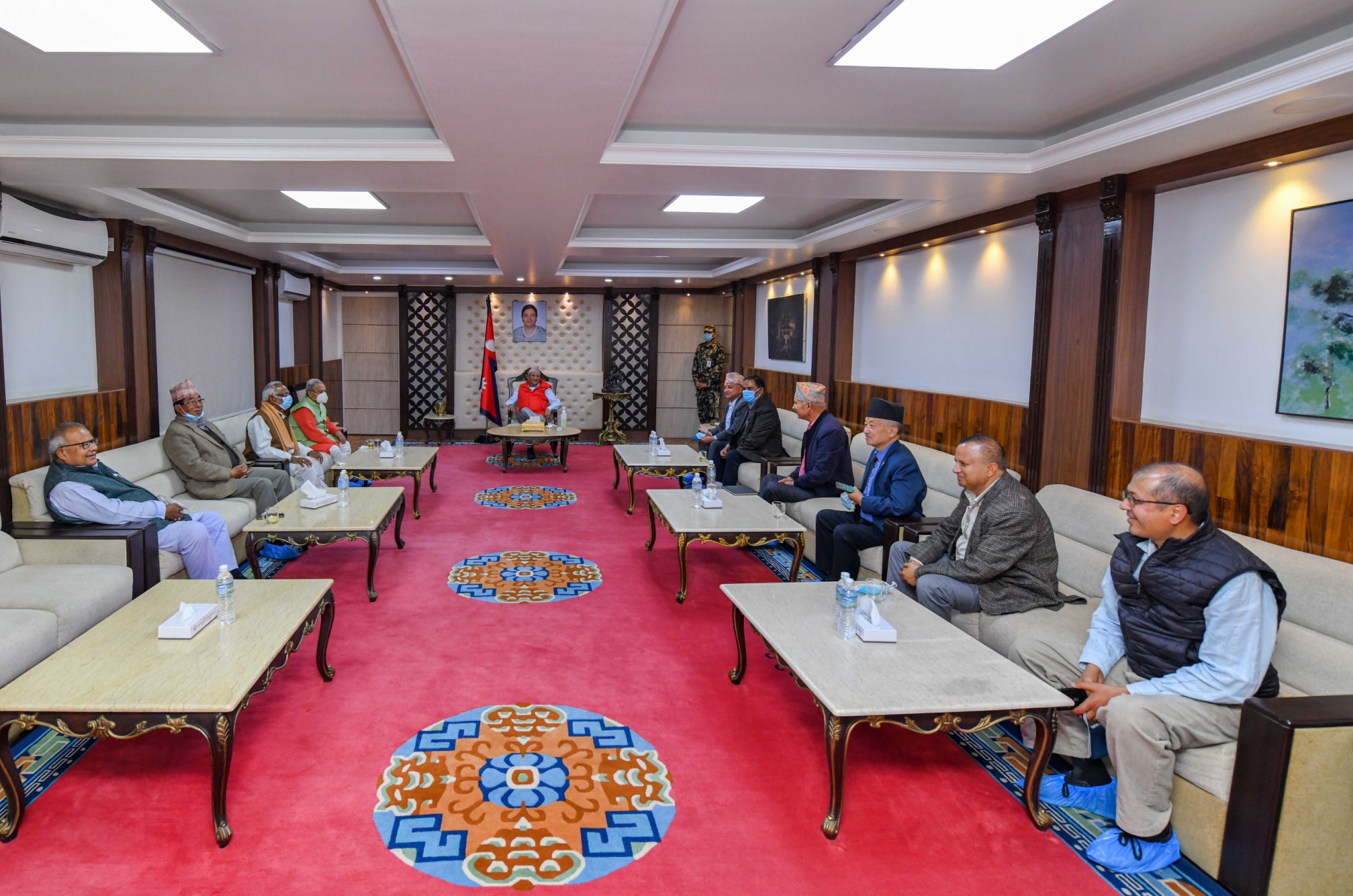 सकियो प्रधानमन्त्री र जसपा नेताबीचको भेट, भोलि कार्यदलस्तरमा छलफल हुने
